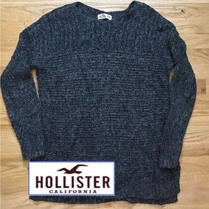 Hollister Dark Gray Crew Neck Sweater